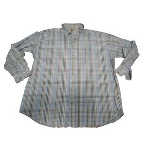 Resistol LS Mens Western Button Front Shirt Sz XXL Cowboy Plaid
